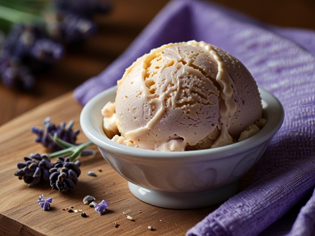 Lavender Ice Cream